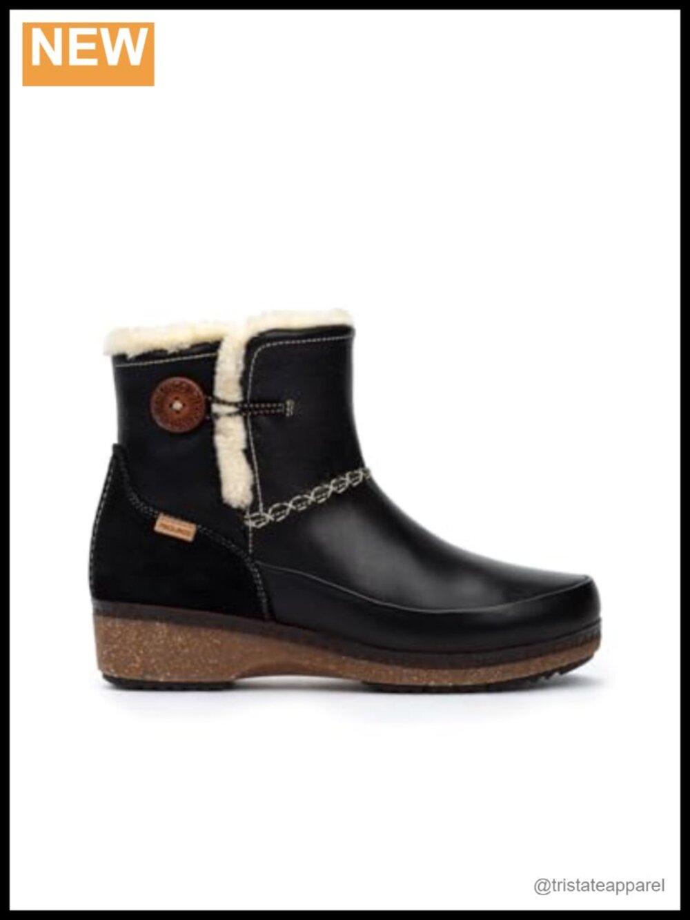 Genuine Leather Ankle Boots Cushioned Insoles Women's Flat Booties